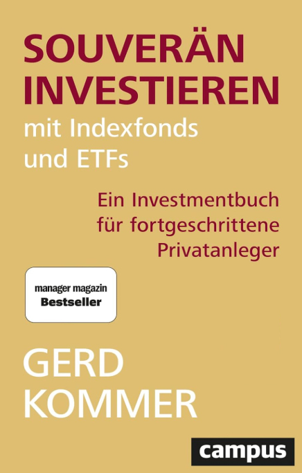 Buchcover Souverän investieren von Gerd Kommer – das Standardwerk zum ETF-Investieren